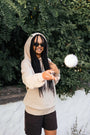 Hooded Sweater - Sand Beige - TWOTWO