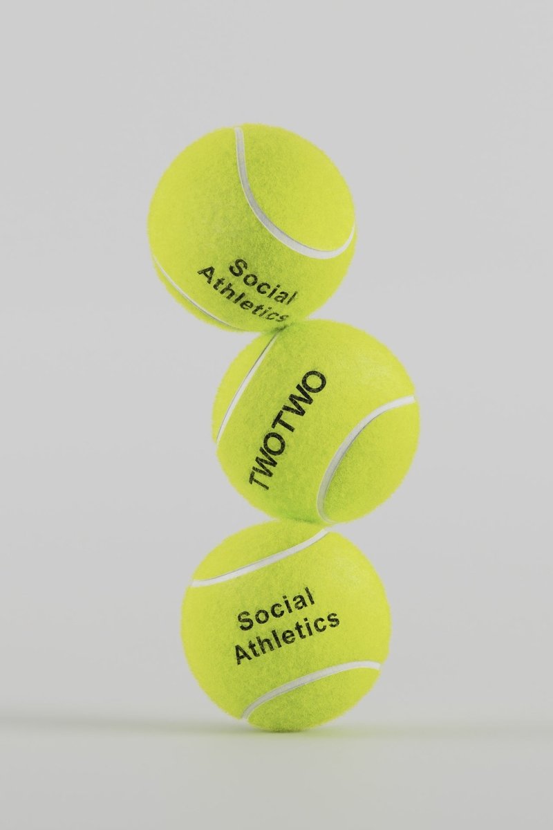 Yellow Pro Padel Ball x 1 tube - TWOTWO