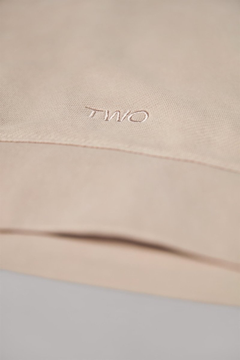 Hooded Sweater - Sand Beige - TWOTWO