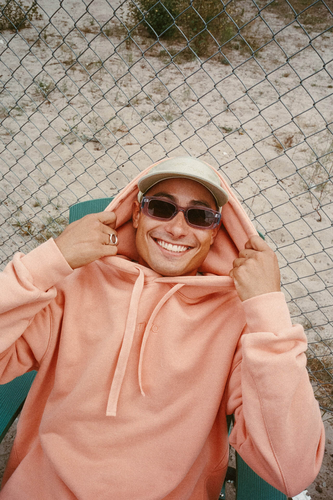 Hooded Sweater - Dusty Pink