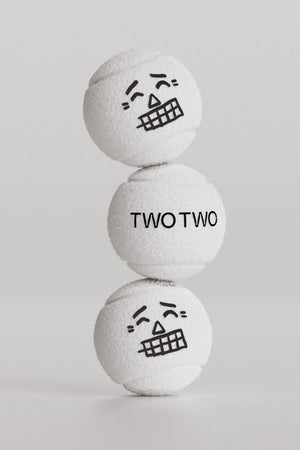 White Pro Padel Ball x 1 tube - TWOTWO